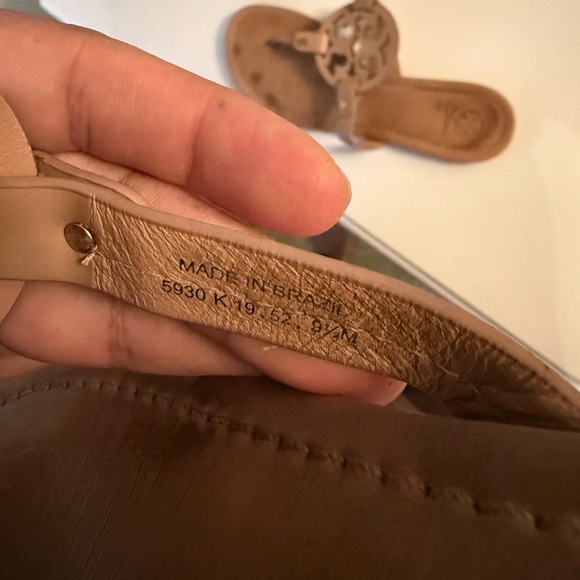 Tory Burch miller Beige Leather Sandals - Picture 5 of 6